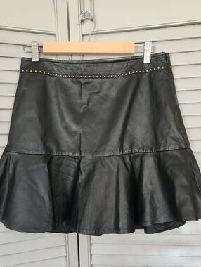 Karina Grimaldi Studded Lamb Leather Swanky Quiet Luxury Goth Rock N Roll Grunge